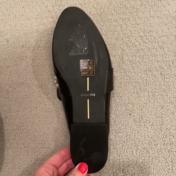 Dolce Vita | Black Studded Mule Flats (8.5) - Picture 3 of 3